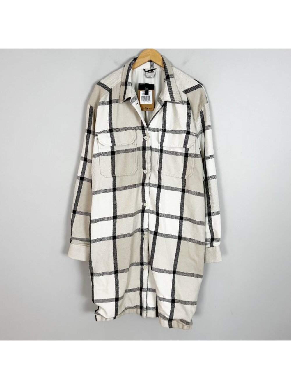 NEW The North Face Women’s Valley Twill Utility Coat Jacket Plaid Long Size‎ XXL